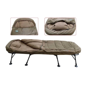 Łóżko z śpiworem Deep Sleep System Phantom 8 nóg